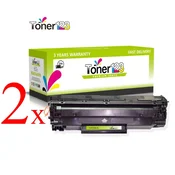 toner123 Komplet HP 79A/CF279A/LaserJet Pro M12, M26, MFP M12,MFP M26 kompatibilna tonerja (2) - 2 x črna