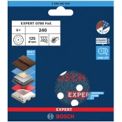 Brusna plošča EXPERT O780 Foil, 125 mm, G240