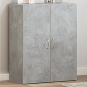 Ormaric za spise boja betona 60x32x77,5 cm konstruirano drvo