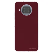 Silikonski prozorni ovitek za Xiaomi Mi 10T Lite - Burgundy red