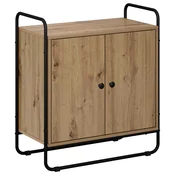 vidaXL Komoda Artisan hrast 68 x 35 x 75 cm Predelan les