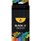 Olovke u boji Adel BlackLine - 12 boja
