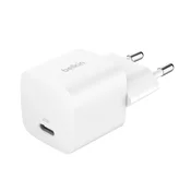 BELKIN Belkin, Omrežni polnilnik USB-C 25W Power Delivery Belkin BoostCharge, kompakten, Bela, (5000275869)