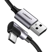Ugreen us284 ugaoni kabl tip c na usb 1m 3a ( 50941 )