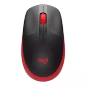 Logitech M190 1000dpi, crveni Bežicni miš