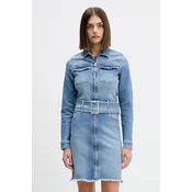 KARL LAGERFELD JEANS Obleka svetlo modra