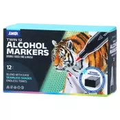 Junior twin 12 alkoholni marker dupli vrh miks 12k ( 140026 )