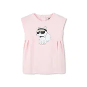 Karl Lagerfeld Kids Vsakodnevna obleka Z30510 M Roza Regular Fit