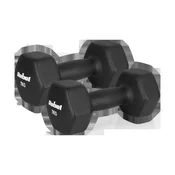 Rebel Litoželezne neoprenske uteži HEX 2x7kg za vadbo fitnesa
