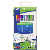 Staedtler STAEDTLER Fineliner triplus Eco+ Edition, kartonska škatla za 10 kosov, (21656260)