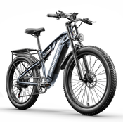 začasna blagovna znamka Električna kolesa Gorsko kolo Shengmilo MX05, motor BAFANG 1000 W, 7 prestav Shimano, okvir iz aluminijeve zlitine, 48V15AH litijeva baterija, siva, (20552698)