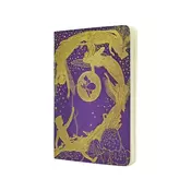 PAPERBLANKS zvezek Cahier violet fairy CBD6281, A5, brezčrtni, 80-listni