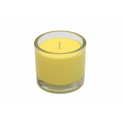 Ljubki dom Dišeča sveča v steklu MINNESOTA POPCORN YELLOW 9 cm rumena