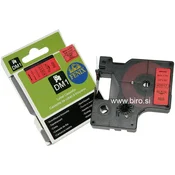 Fenix D1-40917Bk/R RDEČ trak - ČRN izpis, 9mmx7m, nadomešča trak DYMO 40917 D1
