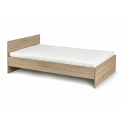 Krevet Houston A105 Jednostruki, Svijetlo smeda, 120x200, Laminirani iveral, 125x205x70cm