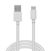 Delight 1m bijeli USB Type-C podatkovni kabel 55550WH-1