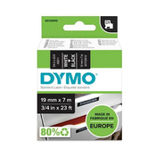 DYMO kaseta z nalepkami 19x7 m bela/črna.