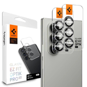 slomart Zaščita kamere Spigen Optik Pro HD Glas.TR EZ Fit 2-pack za Samsung Galaxy Z Fold 7 - črna