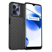 HURTEL Thunder Case ovitek Realme C35 silikonski oklepni ovitek črn