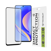 Techsuit - 111D zaščitno steklo s polno pokritostjo / polnim lepilom za - Huawei nova Y90 - črno