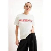 Trendyol Milla Ženska majica TWOSS26TS00082, Bela