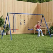 vidaXL Zunanji swing komplet večbarvno 330 x 185 x 185 cm Jeklo in PE