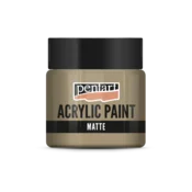Akrilna barva mat - 50 ml - lešnik