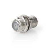 NEDIS CSGB41940ME Satellite & Antenna Adapter F zenski na F zenski, 75 Ohm, Metal, Silver, 1kom