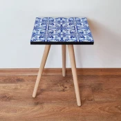 Hanah Home Klub sto Shp42, 35x42x35 cm, Plavi