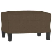 Vidaxl Stolček za noge rjav 60x50x41 cm blago