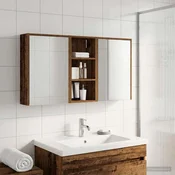 vidaXL vidaXL Komplet omaric za kopalnico 3 pcs 116 x 16 x 62,5 cm, (5000246338)