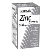 Zinc citrate 100mg tablete, 100 tableta