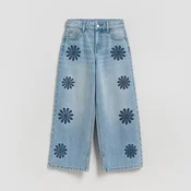 Reserved - Wide leg farmerke s vezom