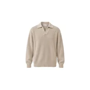 DAN FOX APPAREL Pulover Hasan temno siva