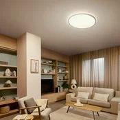Philips LED-stropna svetilka Superslim, bela, CCT, z možnostjo zatemnitve - Dnevna soba/jedilnica - Plastika