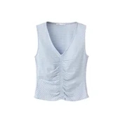 MANGO Top VION  opal / svetlo modra