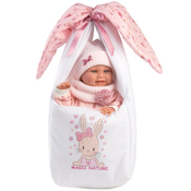 Llorens 73802 NEW BORN DOLL - realistična dojenčkova lutka z vinilnim telesom - 40 cm