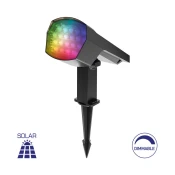 Braytron LED ubodna baštenska svetiljka BRY-SPIKE-12W-SIVA-RGB-IP65
