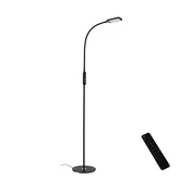 Briloner LED talna svetilka Office Remote, črna, z možnostjo zatemnitve, CCT - Študija / pisarna - Sodobni - črna, bela - Kovina