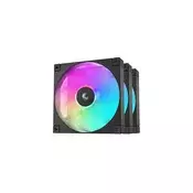DeepCool hladnjak 14 cm - FD14ARGB (3 u 1) (25,6 dB; max. 144,09 m3/h; 3-pin konektor; hidraulično ležaj, za hlađenje kućišta, PWM) FD14ARGB(3IN1)