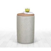 Atelier del Sofa Tabure 52x31cm, Sivo