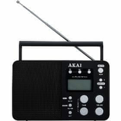 Akai APR-200 radijski sprejemnik, črn