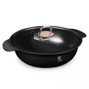 Berlinger Haus Duboka šerpa sa poklopcem Black Rose Collection BH-8627, 30cm, Crna