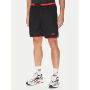 Reebok Športne kratke hlače 100216389 Črna Regular Fit