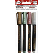 Aladine 85529 Komplet Permanentnih Markerjev Metallic Colors 4 Kosi