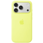 iPhone 17 Pro Silicone Case with MagSafe – Neon Yellow