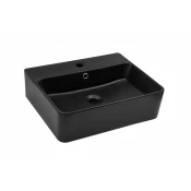 Lavabo nadgradni MINOTTI 525x420x155 mat crni
