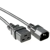 MicroConnect Kabel napajalni C19-C14 2m Črn