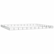 Ograda za pse s 40 panela crna 100 x 50 cm celik obložen prahom