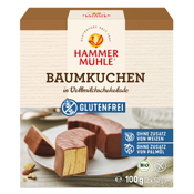 Baumkuchen mlijecna cokolada bez glutena BIO Hammer Mühle 100g